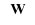 W